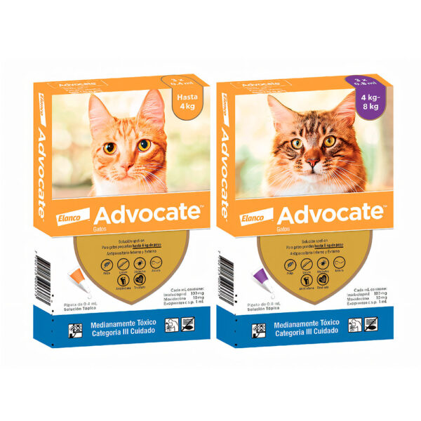 Advocate Gato Cja X 3 Pipetas