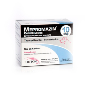 Mepromazin 10 Mg caja x 10 Comp