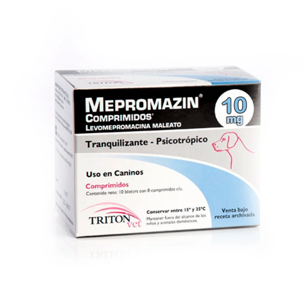Mepromazin 10 Mg caja x 10 Comp