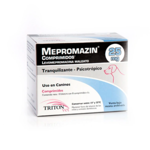 Mepromazin 25 Mg caja x 8 Compr