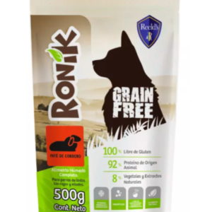 Ronik Grain Free Cordero Sobre x 500 gramos.