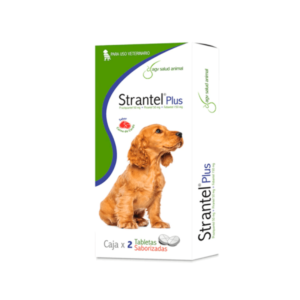 Strantel Plus Perro x 2 Tab Saborizadas