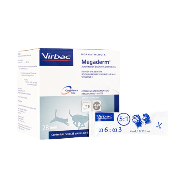 Megaderm Caj x 28 und - 4 ml <10 kg
