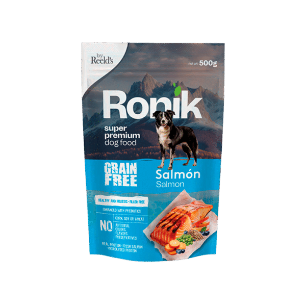 Ronik RONIK GRAIN FREE SALMÓN X 500 GR - Doctor Pet