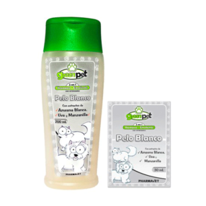 Champú Greenpet Pelo blanco
