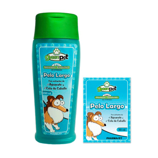 Champú Greenpet Pelo Largo