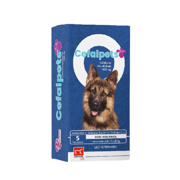 CEFALPETS 1400 MG X 5 COMPRIMIDOS