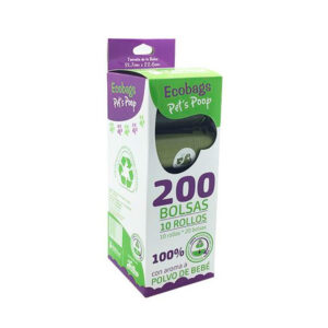 ECOBAGS PACK X10 ROLLOS BOLSAS BIODEGRADABLES