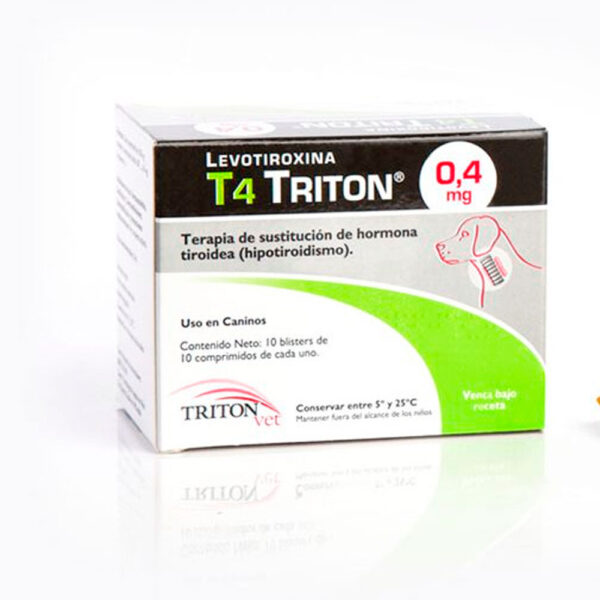 LEVOTIROXINA T4 TRITON 0.4 MG CJ X 100 T - Imagen 2