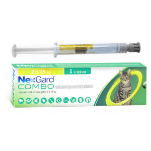 NEXGARD COMBO CAT - L X 1 DOSIS(2,5-7,5KG) 1 X 0.9 ML