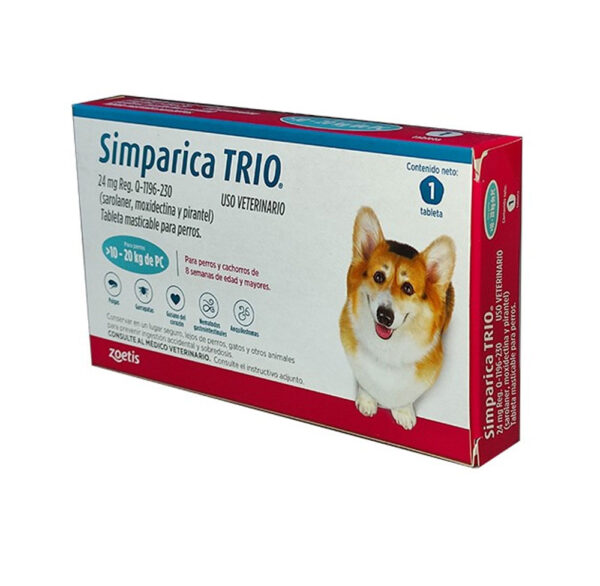 SIMPARICA TRIO 10-20KG AZUL