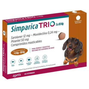 SIMPARICA TRIO 5-10KG CARAMELO
