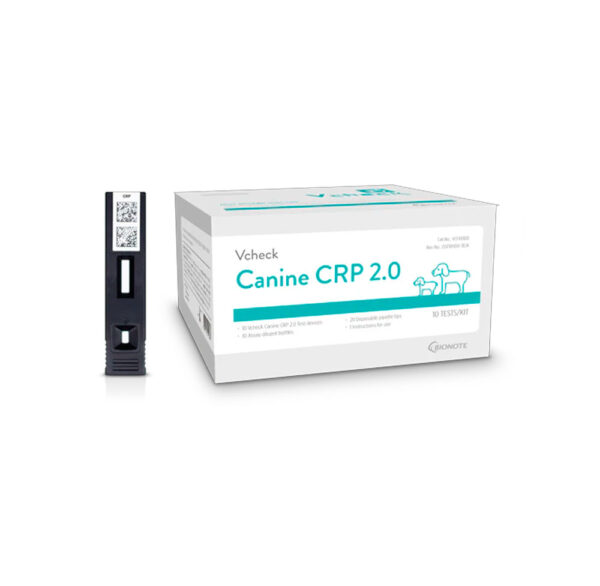 VCHECK CRP (PROTEINA C REACTIVA) 2.0 X 5 TEST KIT CANINE