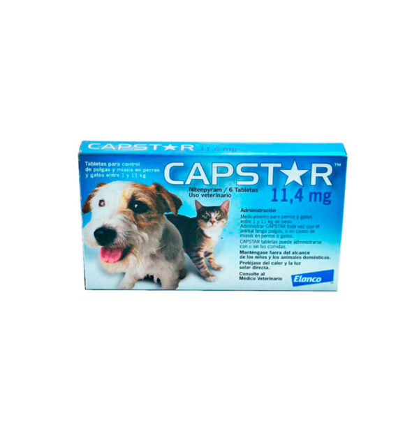 CAPSTAR 11,4 MG CAJA X 6 TAB - Doctor Pet